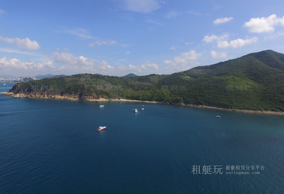 三亞旅游游艇租賃，三亞港至三亞角航線