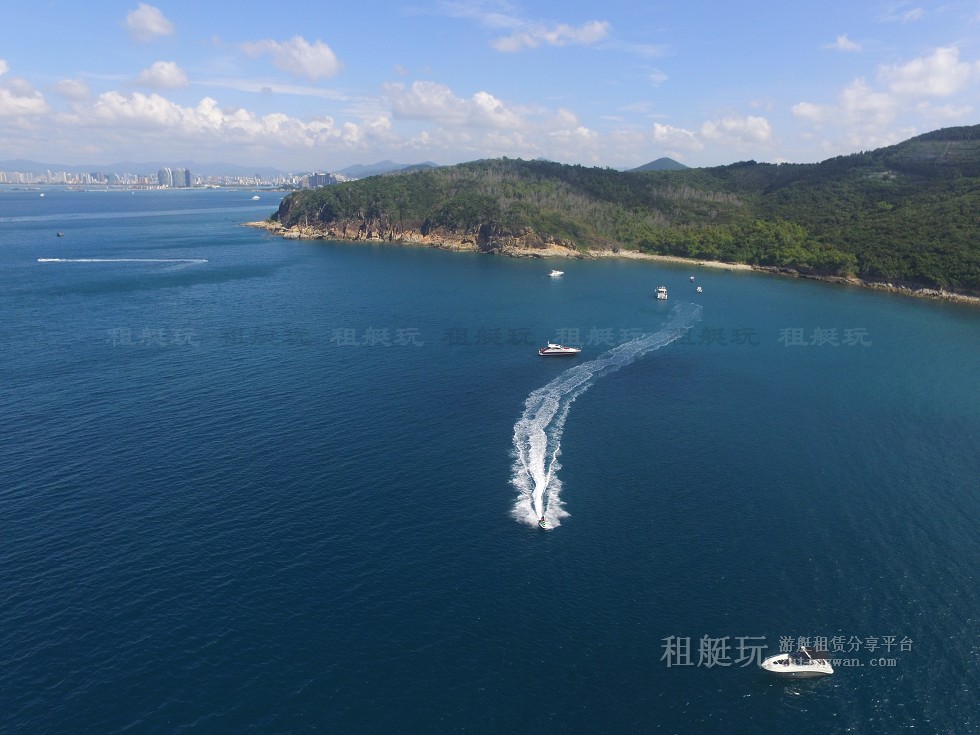三亞旅游游艇租賃，三亞港至三亞角航線